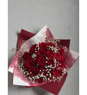 Kırmızı Ekvador Gül Buketi